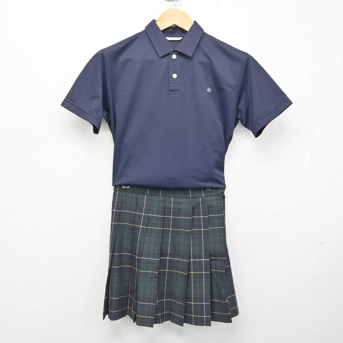 【中古】神奈川県 学校法人向上学園 向上高等学校 女子制服 2点 (シャツ・スカート) sf079178