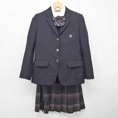 【中古】千葉県 柏の葉高等学校 女子制服 5点 (ブレザー・ニット・シャツ・スカート) sf079181