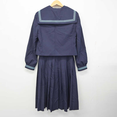 【中古】青森県 是川中学校 女子制服 3点 (セーラー服・スカート) sf079183