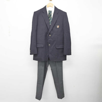 【中古】神奈川県 学校法人向上学園 向上高等学校 男子制服 6点 (ブレザー・ニット・シャツ・ズボン) sf079185