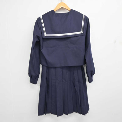 【中古】大阪府 誉田中学校/旧制服 女子制服 3点 (セーラー服・スカート) sf079197