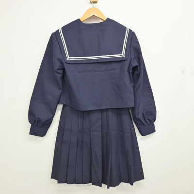 【中古】大阪府 誉田中学校/旧制服 女子制服 3点 (セーラー服・スカート) sf079198