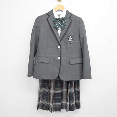 【中古】大阪府  関西大学北陽高等学校 女子制服 4点 (ブレザー・シャツ・スカート) sf079202