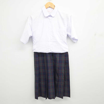 【中古】栃木県 鬼怒中学校 女子制服 2点 (シャツ・スカート) sf079211