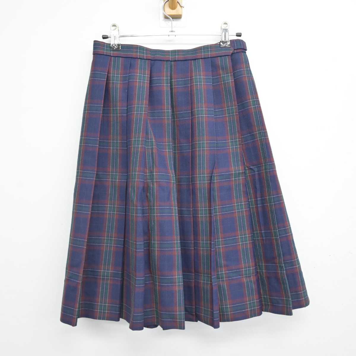 【中古】栃木県 鬼怒中学校 女子制服 4点 (ブレザー・シャツ・スカート) sf079213