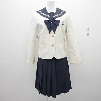 【中古】福井県 北陸高等学校 女子制服 4点 (ブレザー・セーラー服・スカート) sf079214