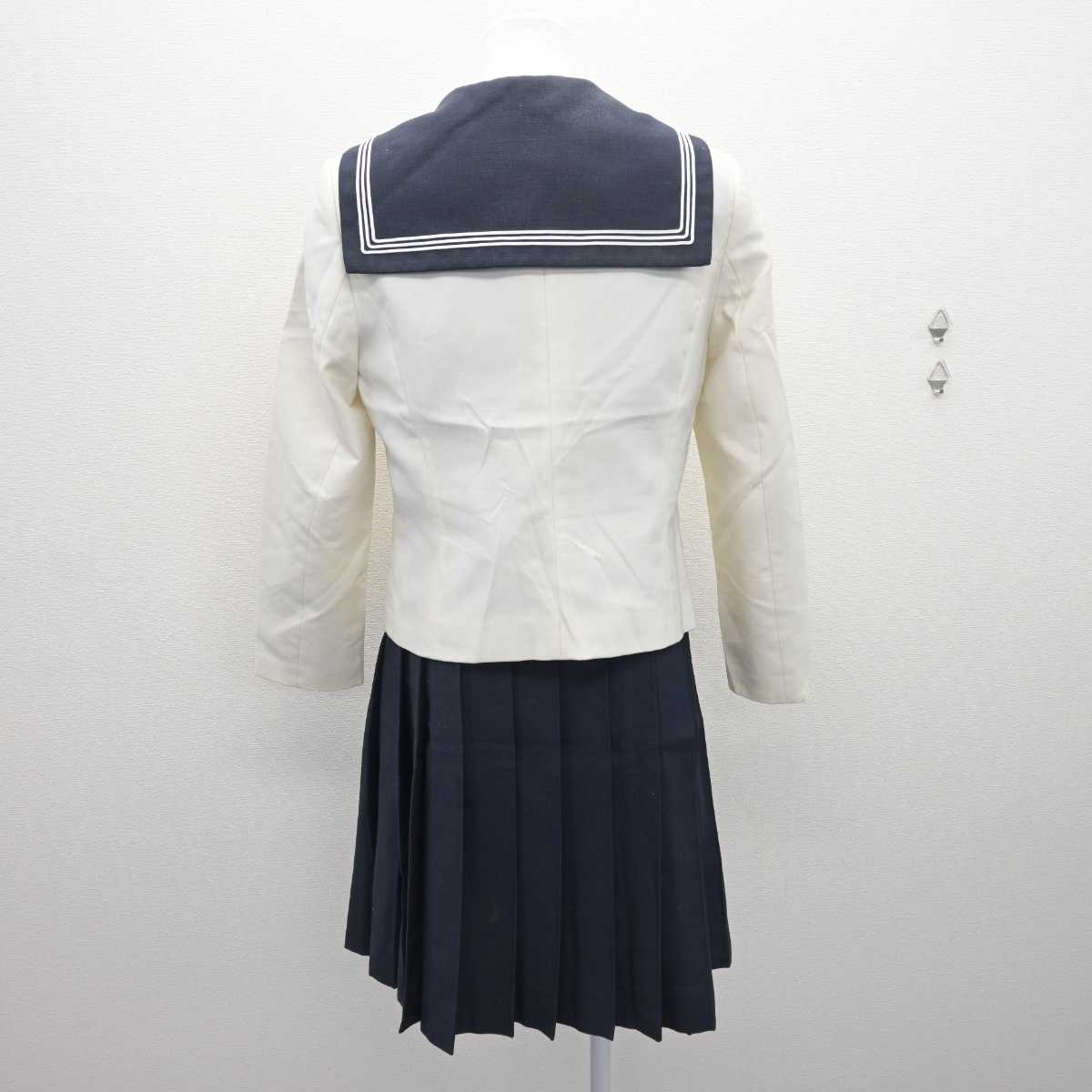 【中古】福井県 北陸高等学校 女子制服 4点 (ブレザー・セーラー服・スカート) sf079214