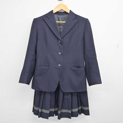 【中古】千葉県 千葉北高等学校 女子制服 4点 (ブレザー・スカート) sf079226