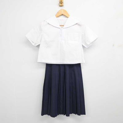 【中古】愛媛県 松山市立東中学校 女子制服 3点 (セーラー服・スカート・スカート) sf079233