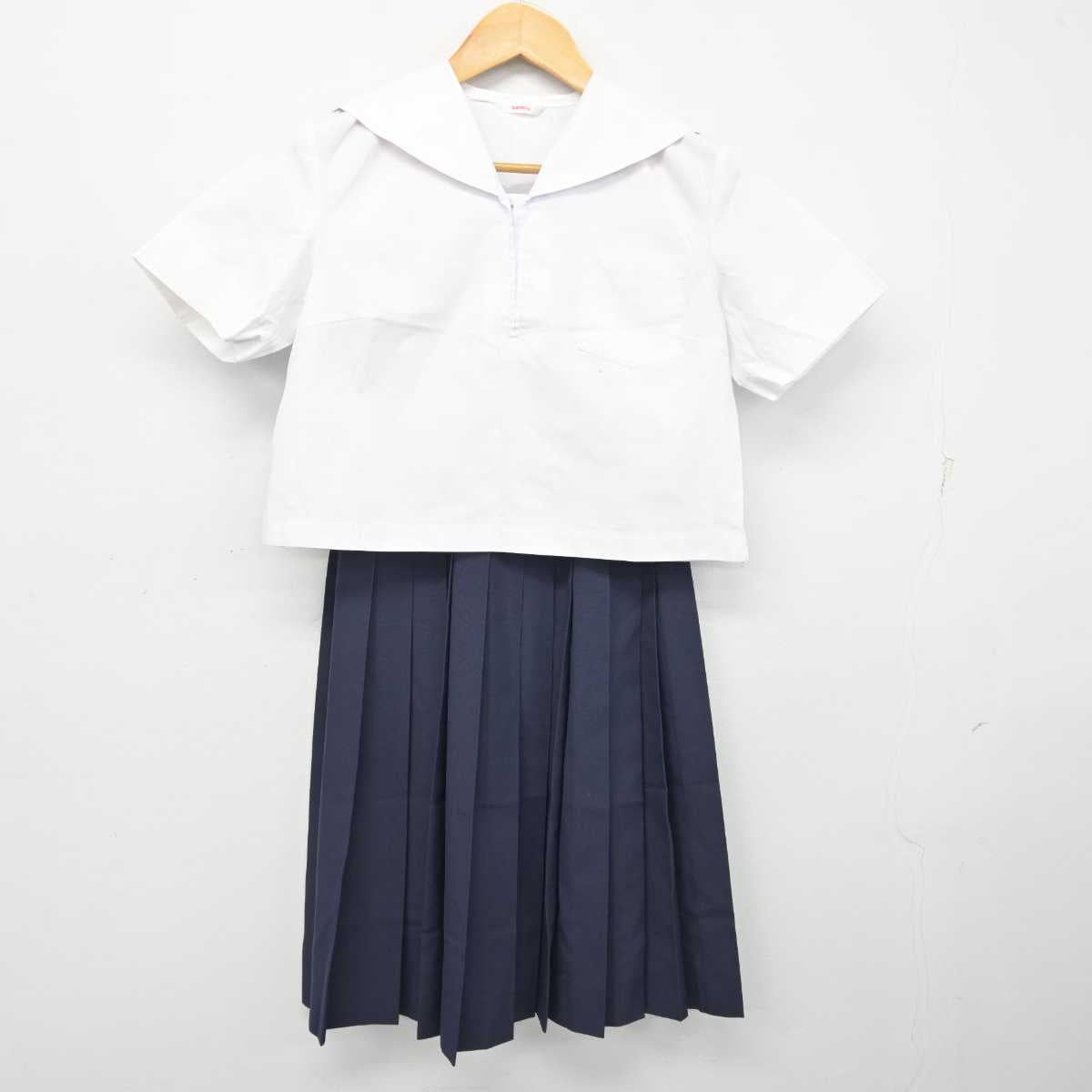 【中古】愛媛県 東中学校 女子制服 2点 (セーラー服・スカート) sf079234