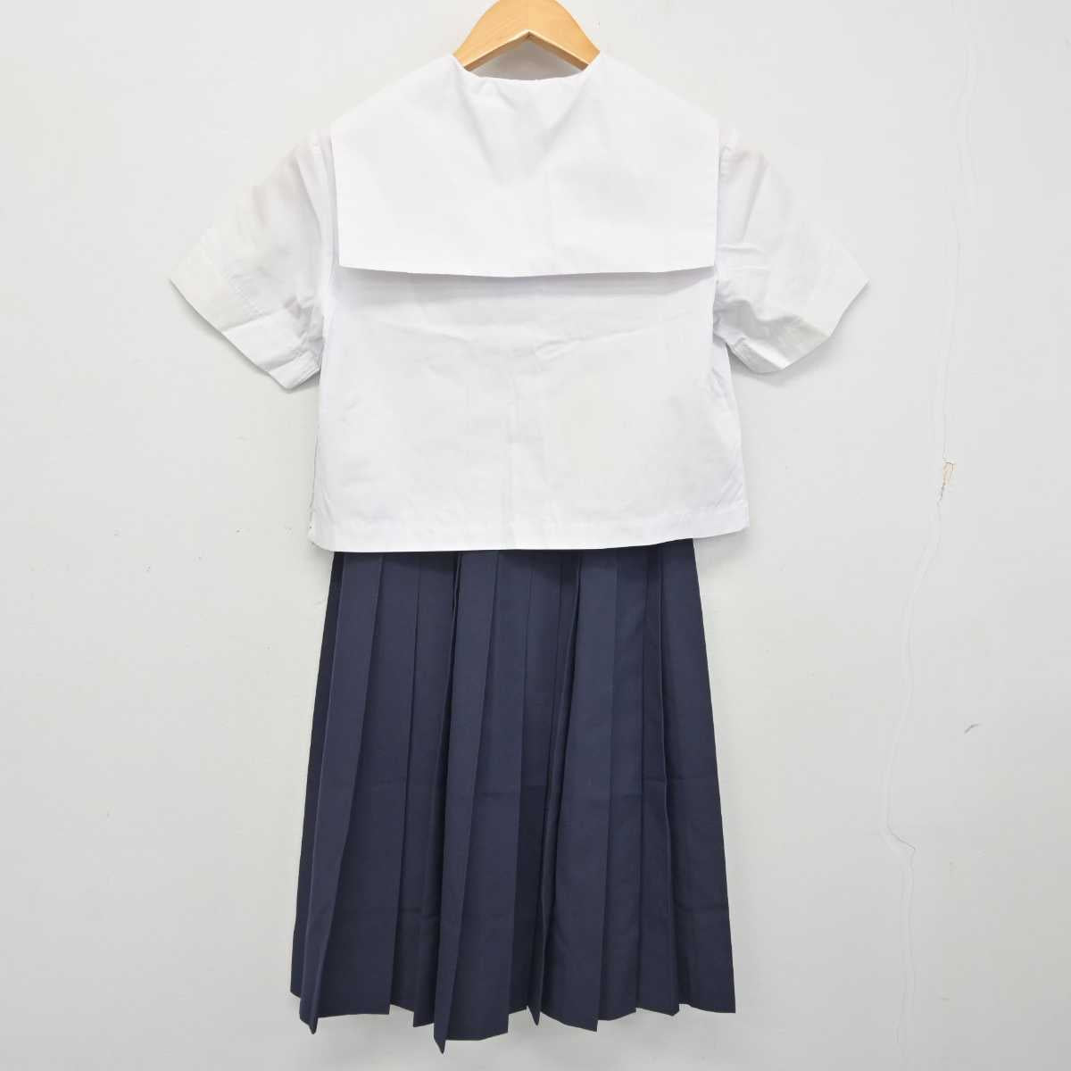 【中古】愛媛県 東中学校 女子制服 2点 (セーラー服・スカート) sf079234