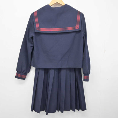 【中古】大阪府 小津中学校 女子制服 3点 (セーラー服・スカート) sf079235