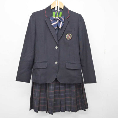 【中古】大阪府 羽衣学園高等学校 女子制服 4点 (ブレザー・ニット・スカート) sf079236