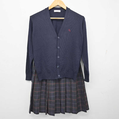 【中古】大阪府 羽衣学園高等学校 女子制服 4点 (ブレザー・ニット・スカート) sf079236