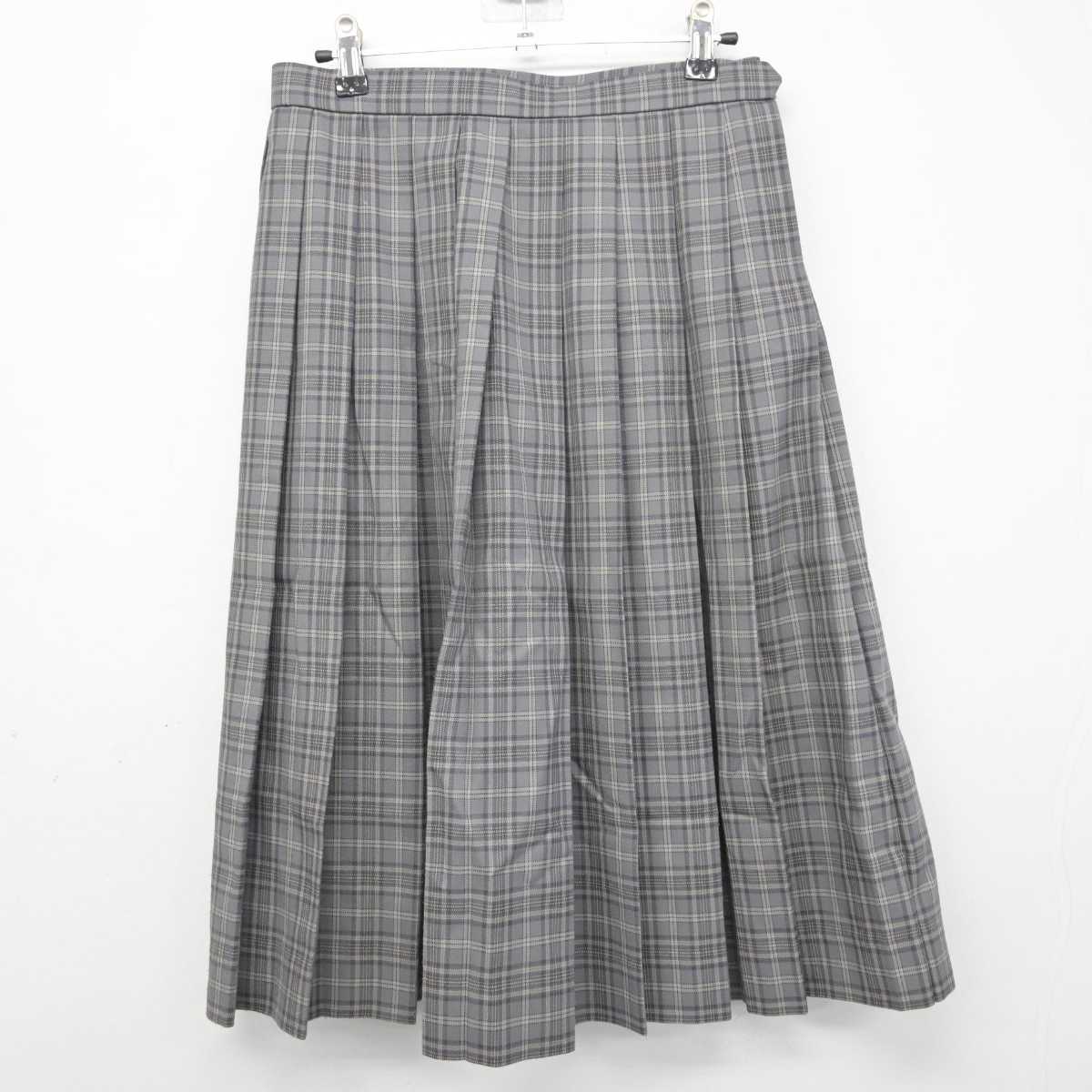 【中古】宮城県 新月中学校 女子制服 5点 (ブレザー・シャツ・スカート) sf079255