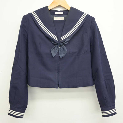 【中古】和歌山県 吉備中学校 女子制服 4点 (セーラー服・スカート・スカート) sf079259