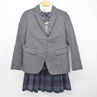 【中古】神奈川県 三浦学苑高等学校 女子制服 6点 (ブレザー・ニット・シャツ・スカート) sf079261