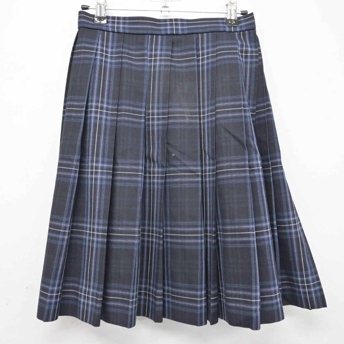 【中古】神奈川県 三浦学苑高等学校 女子制服 6点 (ブレザー・ニット・シャツ・スカート) sf079261