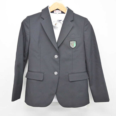 【中古】大阪府 盾津中学校 女子制服 2点 (ブレザー・シャツ) sf079269