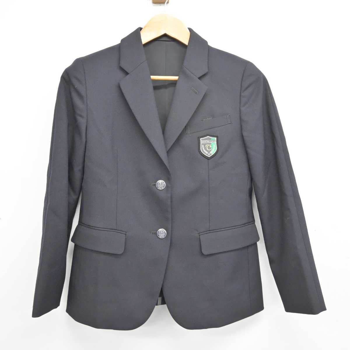 【中古】大阪府 盾津中学校 女子制服 2点 (ブレザー・シャツ) sf079269