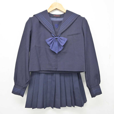 【中古】千葉県 柏南高等学校 女子制服 3点 (セーラー服・スカート) sf079273