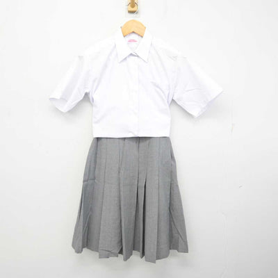 【中古】茨城県 水戸桜ノ牧高等学校 女子制服 3点 (ニットベスト・シャツ・スカート) sf079276