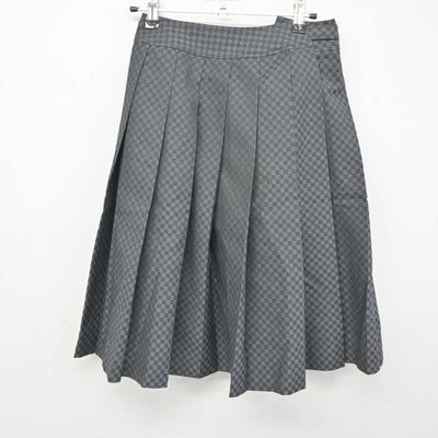 【中古】京都府 洛陽総合高等学校 女子制服 4点 (ニット・シャツ・スカート) sf079294