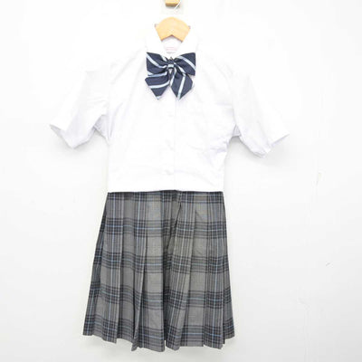 【中古】東京都 大鳥中学校 女子制服 3点 (シャツ・スカート) sf079304