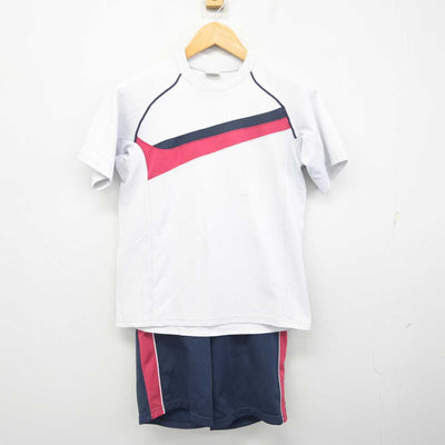 【中古】東京都 大鳥中学校 女子制服 2点 (体操服 上・体操服 下) sf079307