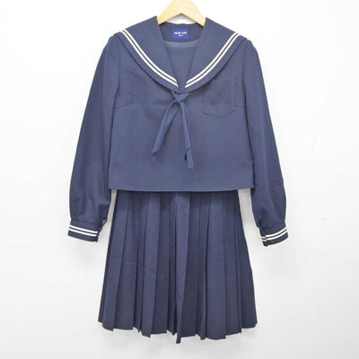 【中古】愛知県 高豊中学校 女子制服 3点 (セーラー服・スカート) sf079315