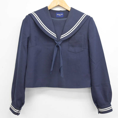 【中古】愛知県 高豊中学校 女子制服 3点 (セーラー服・スカート) sf079315