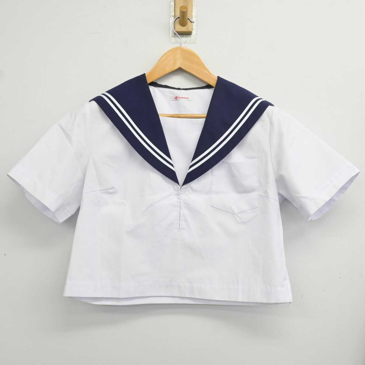 【中古】愛知県 高豊中学校 女子制服 2点 (セーラー服・スカート) sf079316