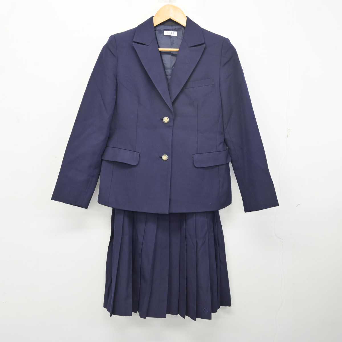 【中古】埼玉県 大宮高等学校 女子制服 2点 (ブレザー・スカート) sf079333