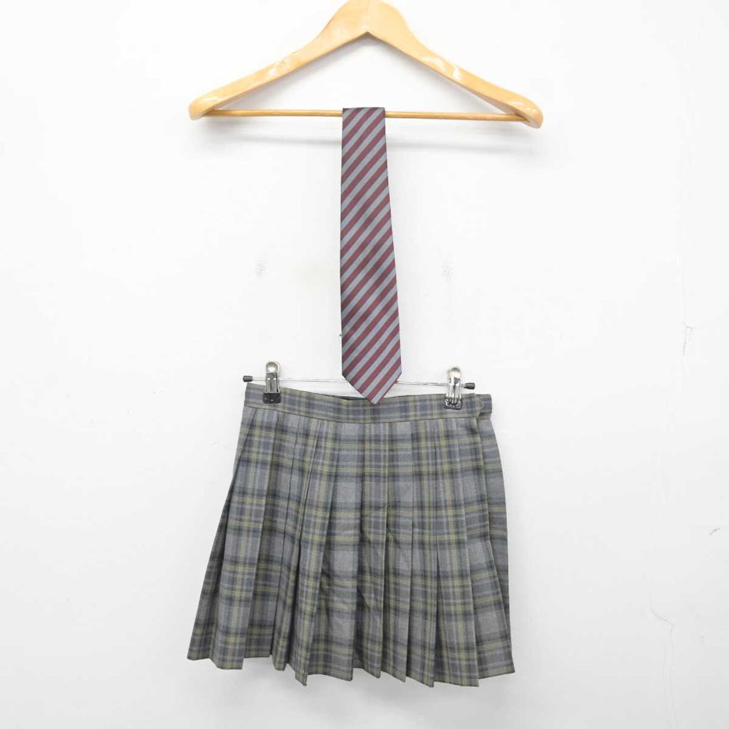 【中古】神奈川県 田奈高等学校 女子制服 3点 (スカート) sf079340