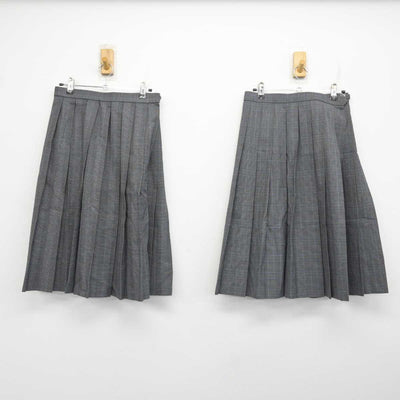 【中古】福岡県 北九州市内中学校標準服 女子制服 3点 (ブレザー・スカート) sf079343