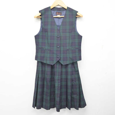 【中古】宮城県 長町中学校 女子制服 4点 (ブレザー・ベスト・スカート) sf079354