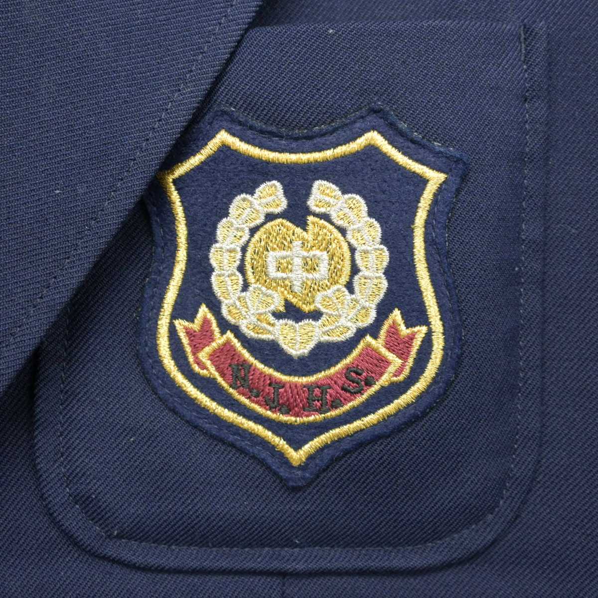 【中古】宮城県 長町中学校 女子制服 4点 (ブレザー・ベスト・スカート) sf079354