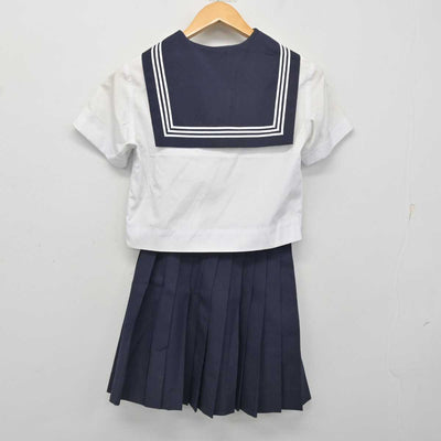 【中古】東京都 駒場高等学校 女子制服 2点 (セーラー服・スカート) sf079355