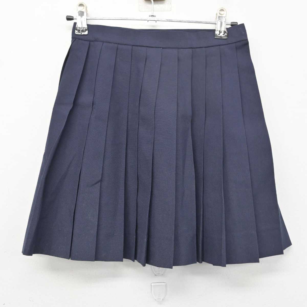 【中古】東京都 駒場高等学校 女子制服 2点 (セーラー服・スカート) sf079355