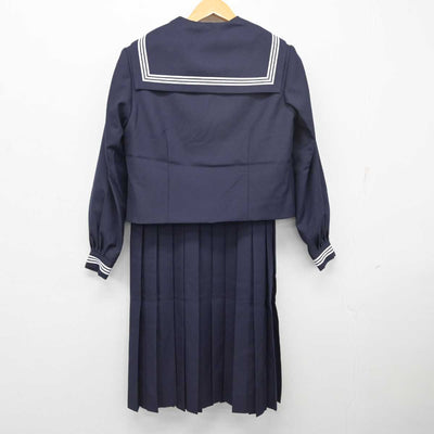 【中古】東京都 駒場高等学校 女子制服 2点 (セーラー服・ジャンパースカート) sf079357