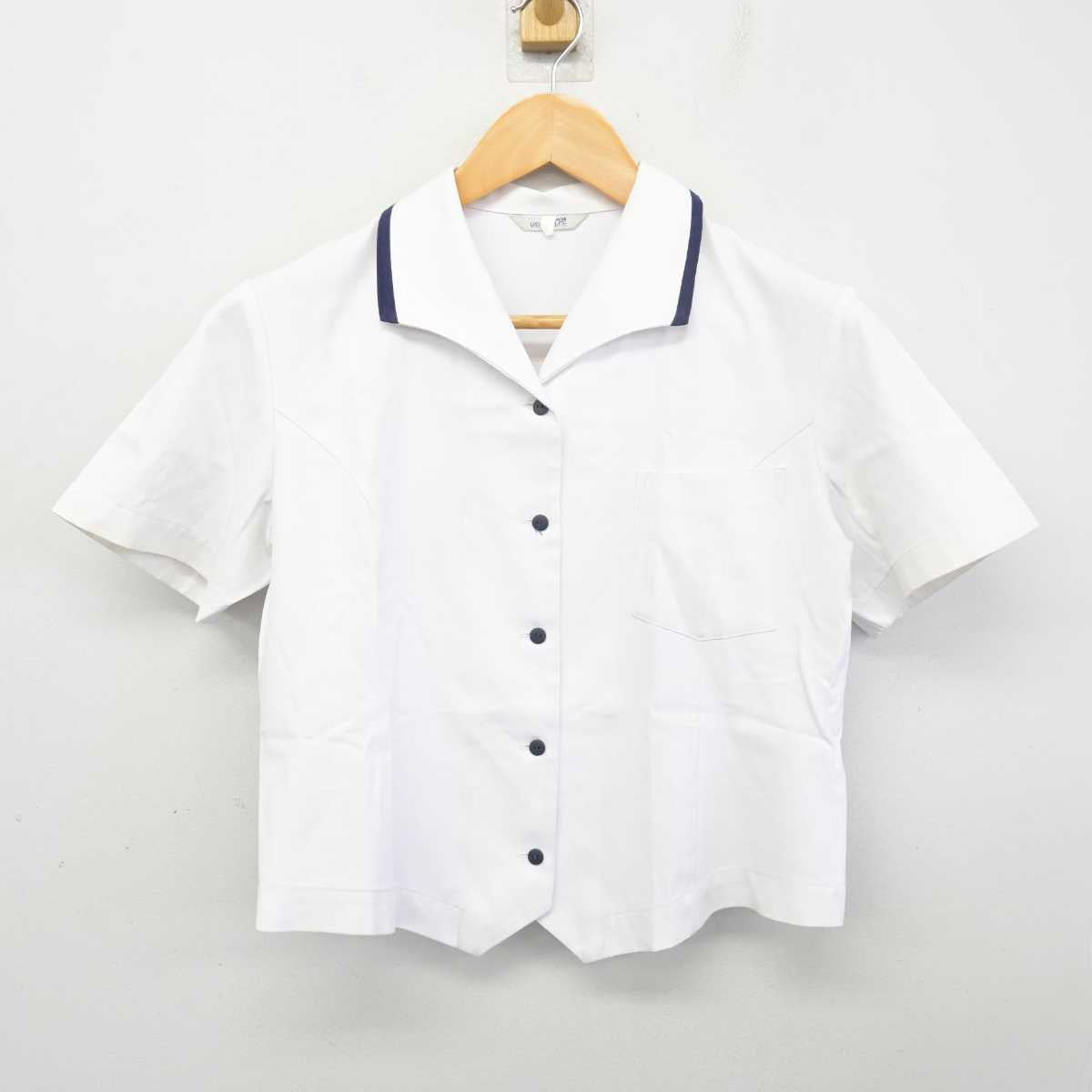 【中古】愛媛県 三津浜中学校 女子制服 2点 (ブラウス・スカート) sf079363