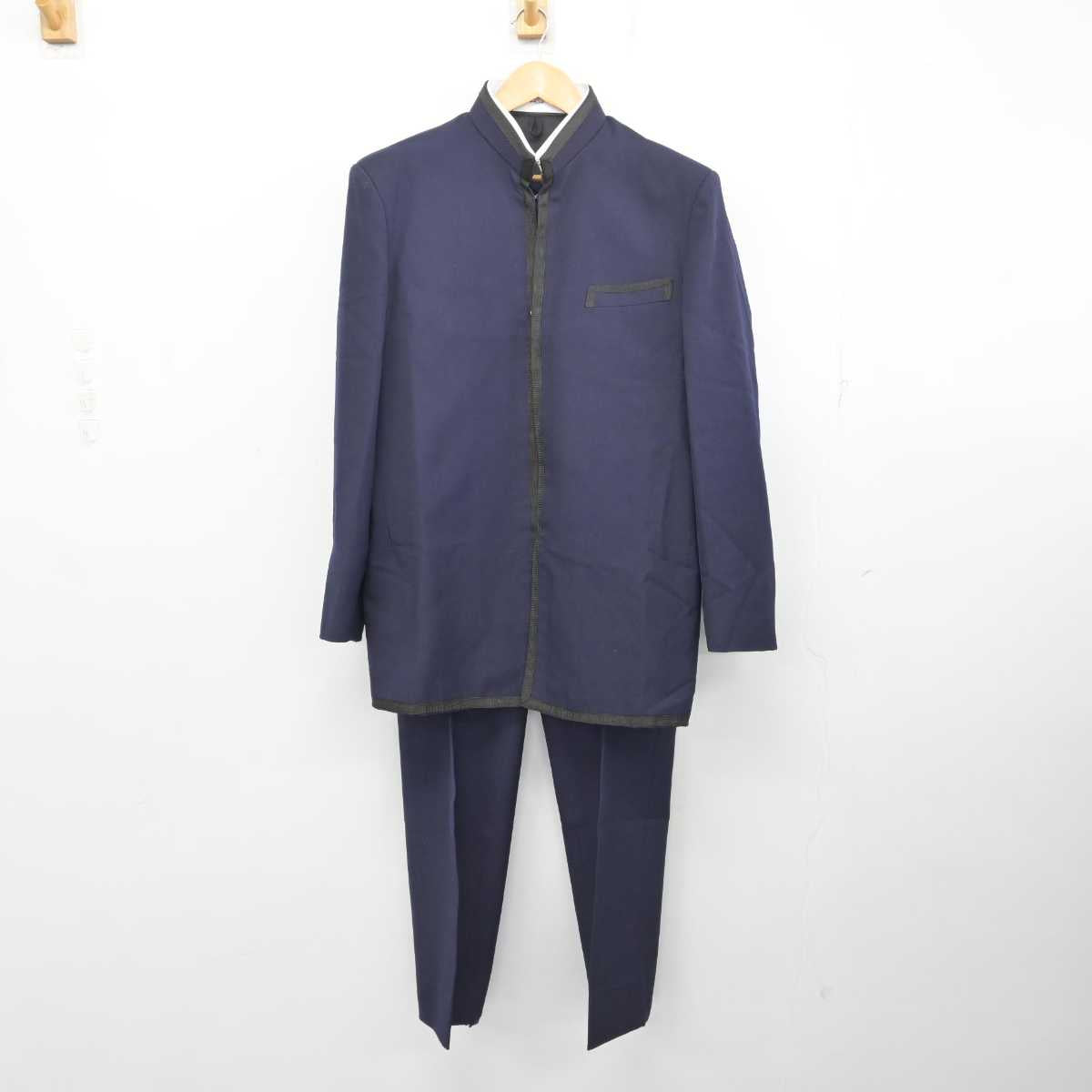 【中古】東京都 成蹊中学・高等学校 男子制服 2点 (学ラン・ズボン) sf079402