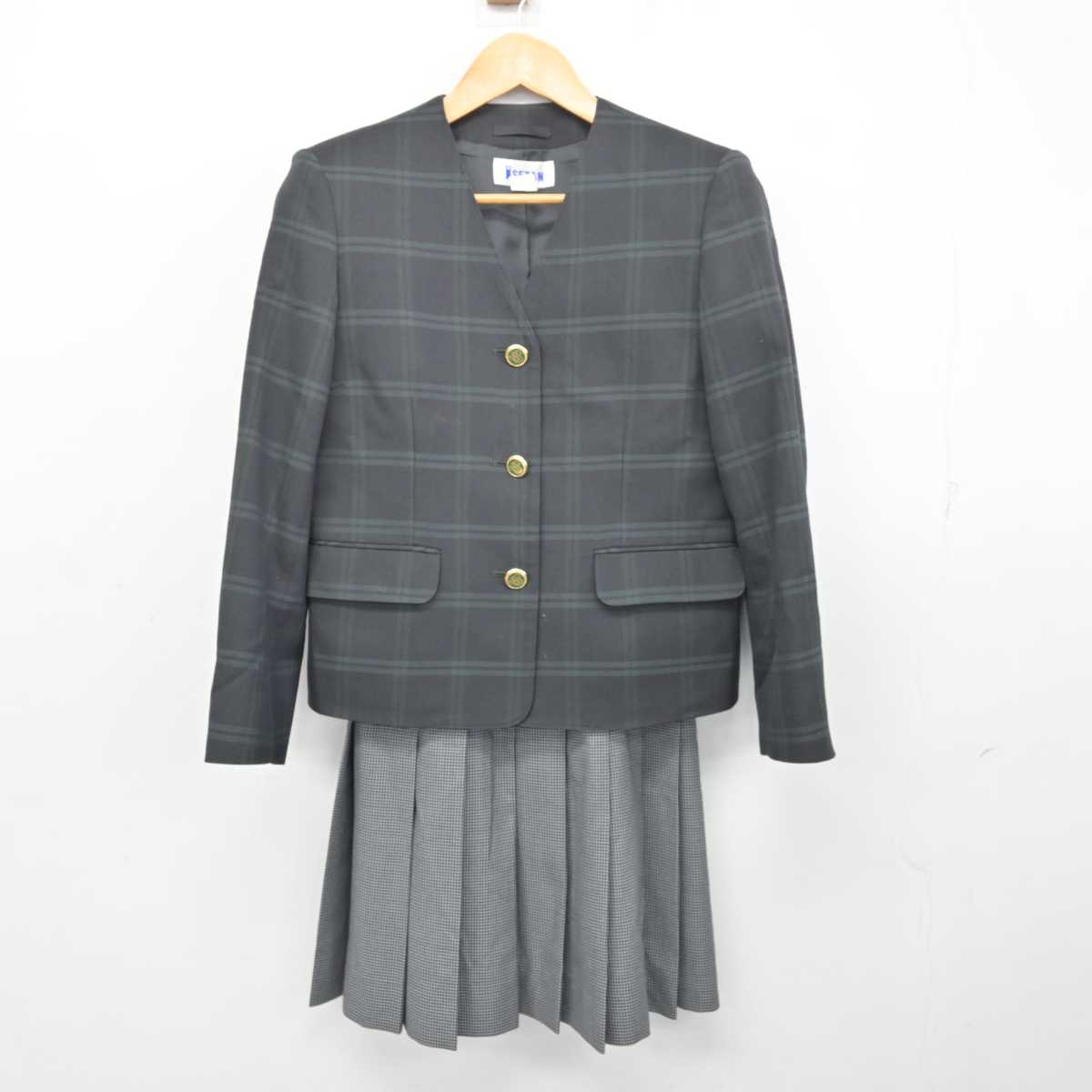 【中古】東京都 専修大学附属高等学校/旧制服 女子制服 3点 (ブレザー・スカート) sf079403