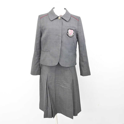 【中古】熊本県 九州学院中学校 女子制服 5点 (ブレザー・シャツ・ジャンパースカート) sf079421