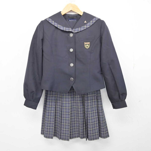 【中古】福岡県 八女学院中学・高等学校 女子制服 4点 (ブレザー・ニット・スカート) sf079423 | 中古制服通販パレイド