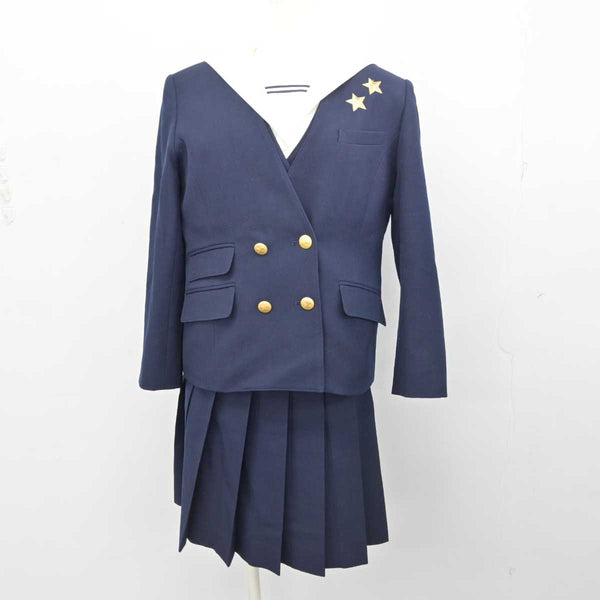 【中古】岡山県 就実高等学校 女子制服 7点 (ブレザー・ベスト・シャツ・スカート) sf079431 | 中古制服通販パレイド