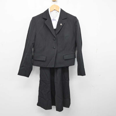 【中古】広島県 広島大学附属中学校・高等学校 女子制服 4点 (ブレザー・シャツ・ジャンパースカート) sf079440