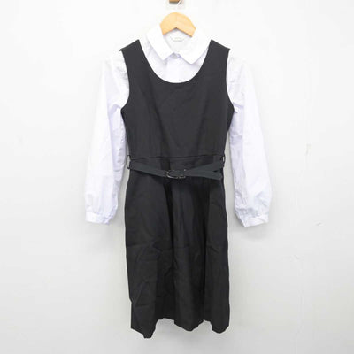 【中古】広島県 広島大学附属中学校・高等学校 女子制服 4点 (ブレザー・シャツ・ジャンパースカート) sf079440