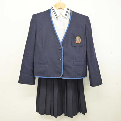 【中古】千葉県 秀明八千代中学・高等学校/旧制服 女子制服 4点 (ブレザー・ベスト・シャツ・スカート) sf079482