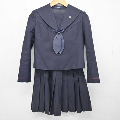 【中古】広島県 廿日市西高等学校 女子制服 4点 (セーラー服・スカート) sf079496